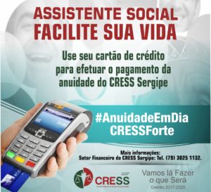 Contribua para a construção de um CRESS forte, regularize seus